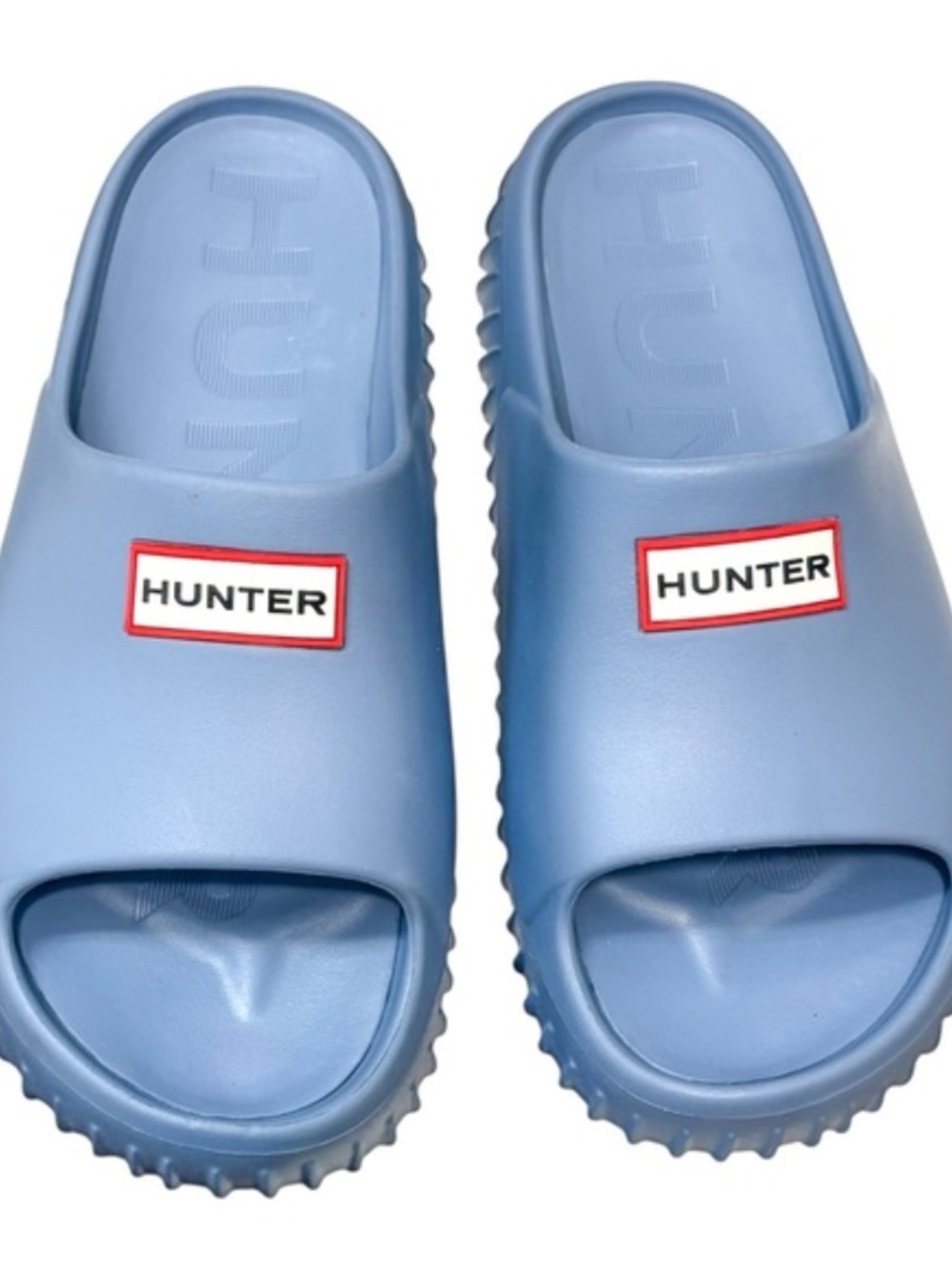 Hunter Finn Slip-On Open Toe Casual Sandals Men's US Size 11 Blue With Boxes